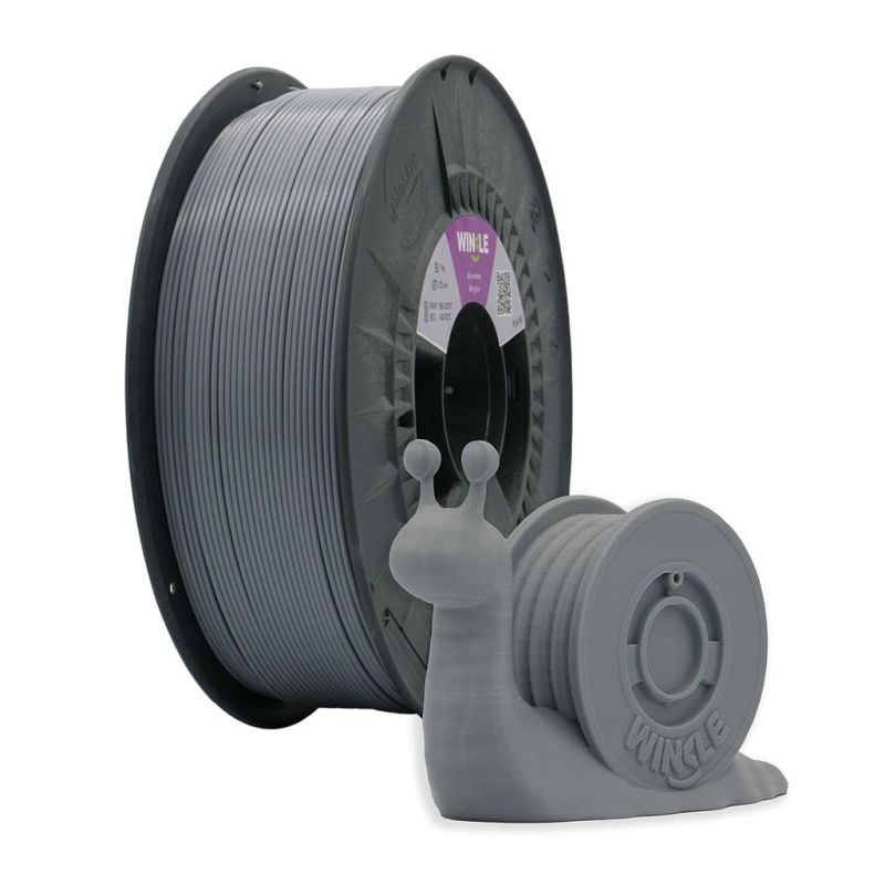 WINKLE FILAMENTO GRIS CENIZA ASA HD 1.75MM 250 GR