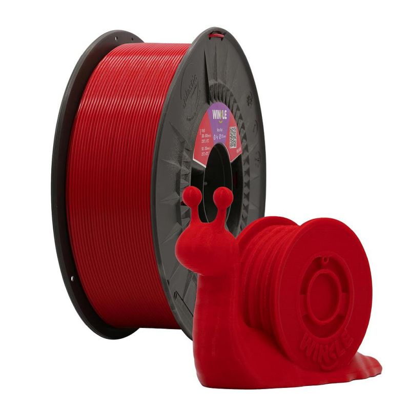 WINKLE FILAMENTO ROJO DIABLO PLA-HIGH SPEED HD 1.75MM 1 KG