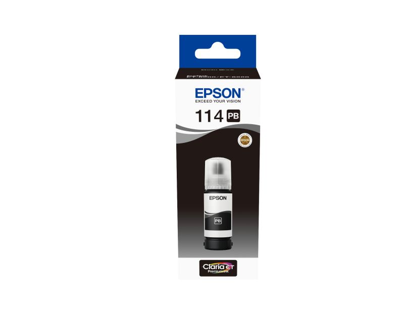 EPSON BOTE TINTA ECOTANK NEGRO PHOTO Nº 114