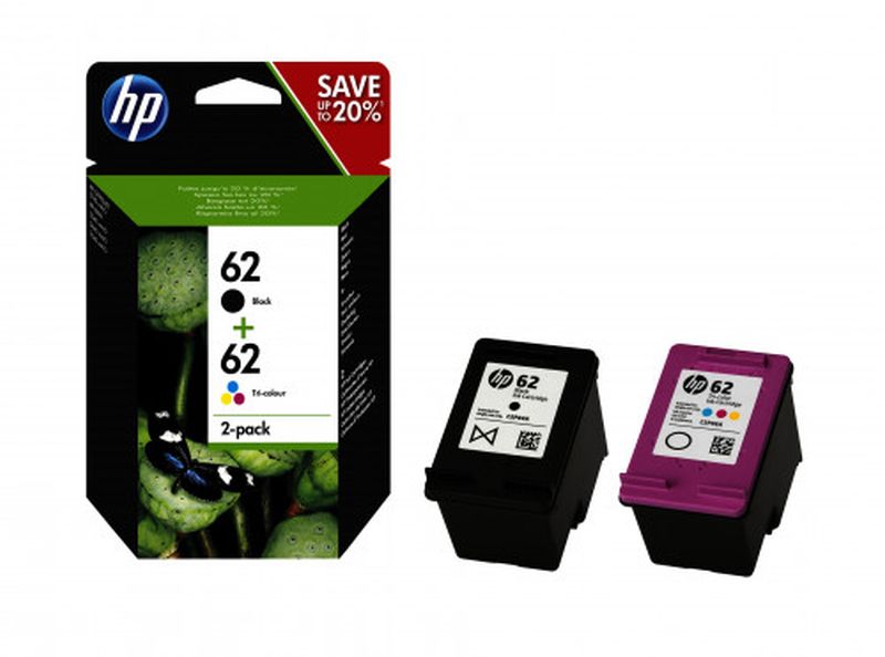 HP CARTUCHO N9J71AE Nº 62 MULTIPACK NEGRO Y COLOR
