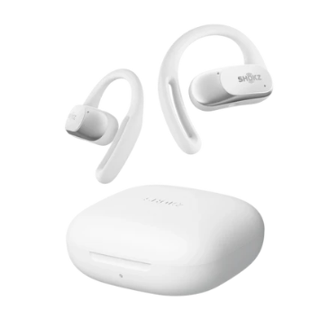 AURICULARES SHOKZ OPENFIT AIR WHITE / TWS OPEN-EAR / HASTA 28 HORAS DE AUTONOMIA / LIGEROS / GANCHO DE OREJA FLEXIBLE / AUDIO POTENTE Y RICO EN DETALLES / CANCELACION DE RUIDO / IP54 / ESTUCHE CARGA / MULTIPUNTO A 2 DISPOSITIVOS / T511-ST-WT