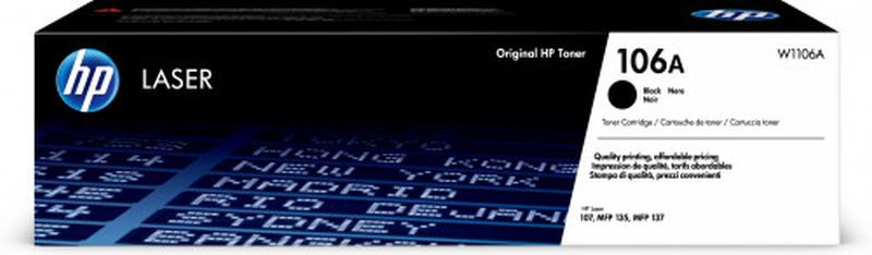 HP TONER W1106A NEGRO Nº 106A