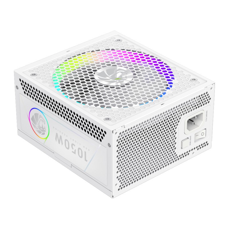 Fuente De Alimentacion Gm Rgb 1050w Pro Full Modular 80+ Gold Argb White - Imagen 3