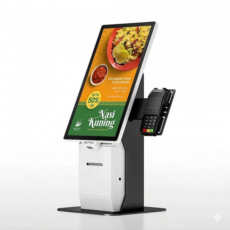 Kiosko Autoservicio Avpos Compact 22 I3 10th/8gb/256gb/wifi/printer/2d/w11pro - Imagen 2