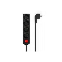 REGLETA AISENS 4 SCHUKOS PROTECCION INTERRUPTOR 1