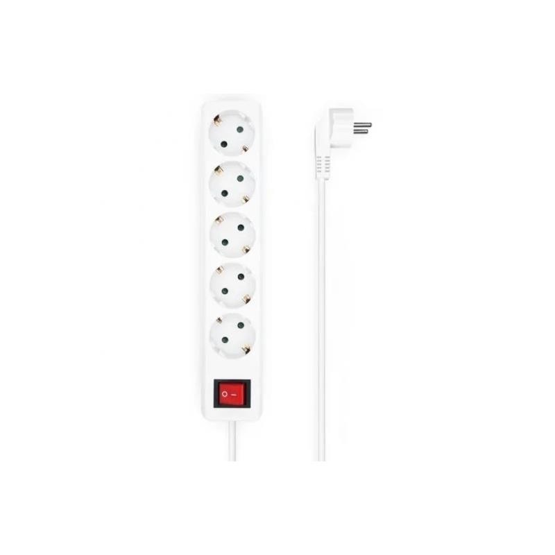 REGLETA AISENS 5 SCHUKOS PROTECCION INTERRUPTOR 1