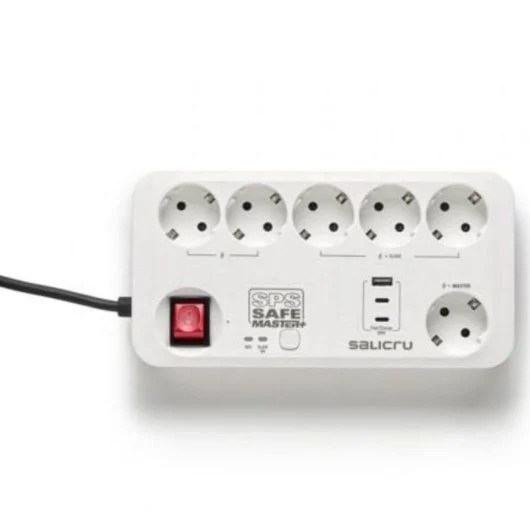 Regleta Salicru Sps Safe Master+ 6 Schuko - Imagen 2
