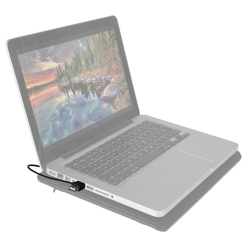 Soporte + Ventilador Notebook Ngs Jetstand Black - Imagen 2