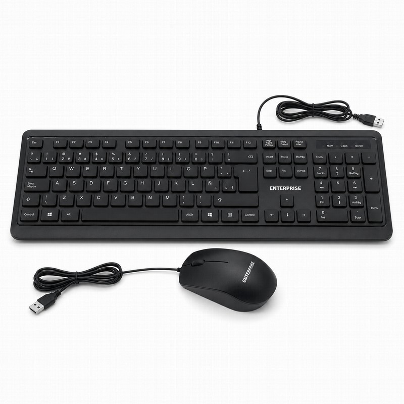 Teclado + Raton Enterprise Pro Km102 Isle Usb Black - Imagen 2